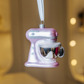 Елочная игрушка "Кухонный комбайн" 10 см