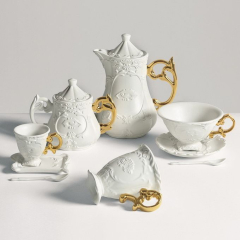 Набор чайный I-Wares, 3 предмета, цвет золото