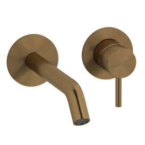 Внешняя часть iB Rubinetti M316 M3406WB смесителя для раковины, матовая теплая бронза