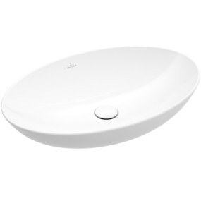 Раковина Villeroy & Boch Loop & Friends 62х42, CeramicPlus, 4A4800R1, подвесная , из TitanCeram, белая