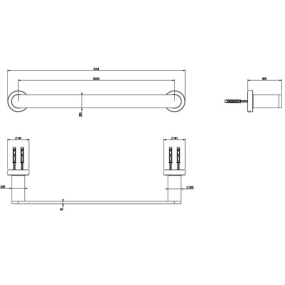 Полотенцедержатель Gessi Emporio 38897.031, хром