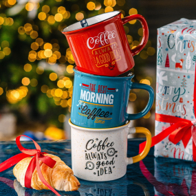 Кружка Arts Vintage 360 мл, красная