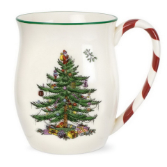 Набор кружек Christmas Tree 400 мл, с карамельной ручкой, 4 шт