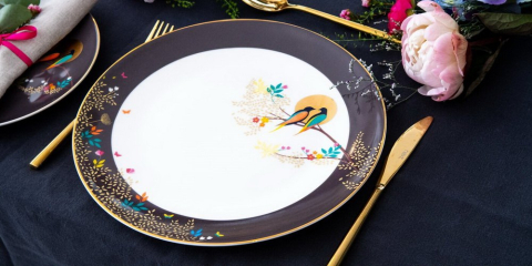 Тарелка столовая Chelsea 28 см, темно-серая