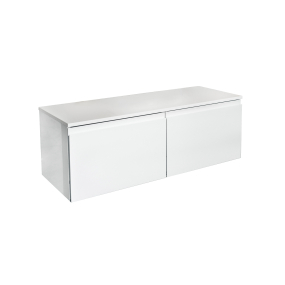 Тумба подвесная RAK Ceramics Plano 120х46, комплект, Pure White