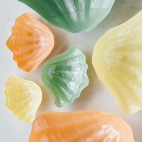 Салатник Galassia Shell 19 см, оранжевый