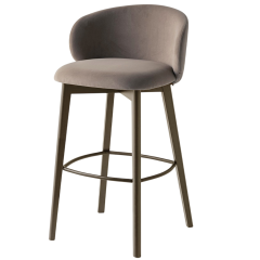 Стул полубарный Connubia Tuka CB1997, Taupe
