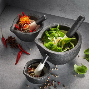 Набор ступка с пестиком Grino, 6,5 см, 2 предмета