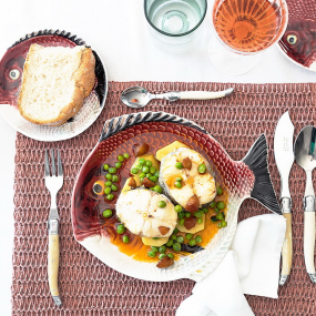 Тарелка столовая Peixes 27,5х24,5 см