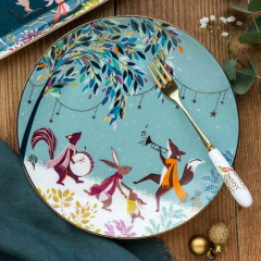 Тарелка салатная "Лесной хоровод" Woodland Tales 20 см