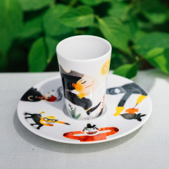 Чашка кофейная с блюдцем by Patricia Figueiredo e Afonso Reis Cabral 102 мл