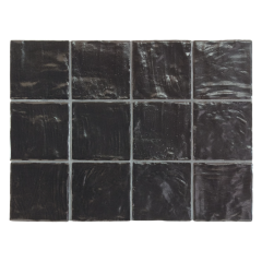 Плитка керамическая Equipe Mallorca 6,5х40 Matt, Black, 8 мм