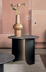 Стол журнальный Calligaris Twins 53х48, Bronze Matt