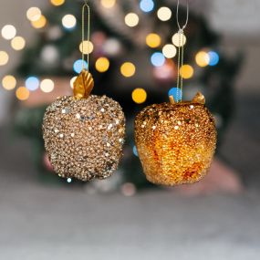 Игрушка на елку "Медные фрукты" 9 см, в ассортименте