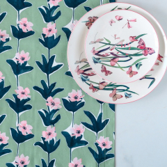 Скатерть-дорожка Elara 50х140 см, цвет светло-зеленый