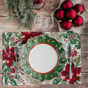 Тарелка столовая Toy's Delight 28 см, зеленая