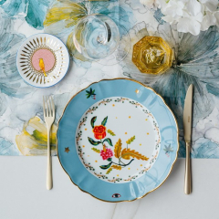 Тарелка столовая "Букет" Fabula 26,5 см