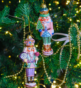 Елочная игрушка "Щелкунчик с леденцом" 12,7 см