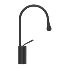 Смеситель для раковины Gessi Goccia 33604.299, черный матовый