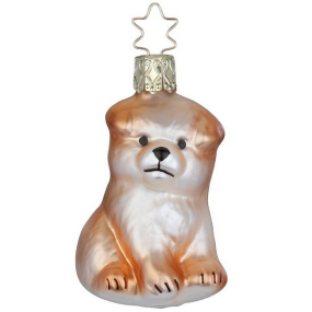 Елочная игрушка "Щенок чау-чау" 7 см
