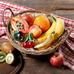 Игрушка на елку "Банан" 13 см