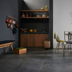 Керамогранит Imola X-Rock 60х60 N, R9, Nero, 10 мм