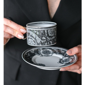 Чашка чайная с блюдцем Versace Barocco Haze 200 мл