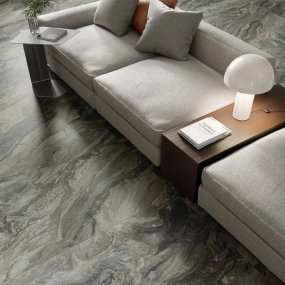 Керамогранит Italon Charme Deluxe 80х160 Naturale, Grigio Orobico, 9 мм