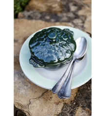 Кокот керамический "Артишок" 12,5 см, темно-зеленый