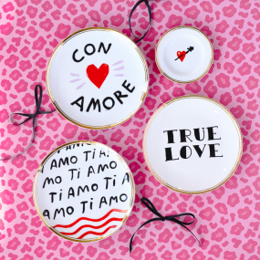 Блюдце "Con Amore" La Tavola Scomposta 17 см