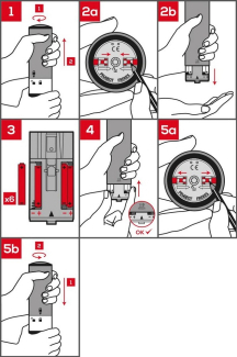 Мельница электрическая для перца Zeli 14 см