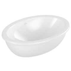 Раковина встраиваемая Villeroy & Boch Loop & Friends 56х38 4A550001, из TitanCeram, белая