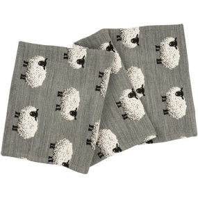 Скатерть-дорожка Fluffys Gang 40х93 см, цвет серебро