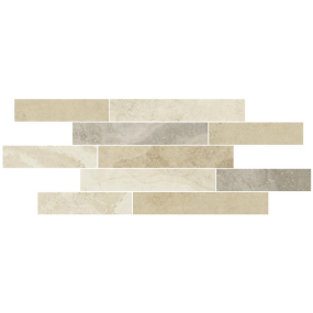 Мозаика керамогранитная Italon Wonderful life 29,6х79,6 Naturale, Brick Multicolor, 8 мм