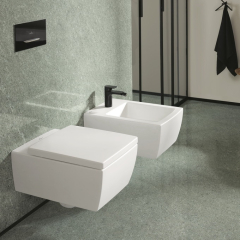 Унитаз подвесной Villeroy & Boch Memento 2.0 56х38, CeramicPlus, 4633R0R1, с сиденьем