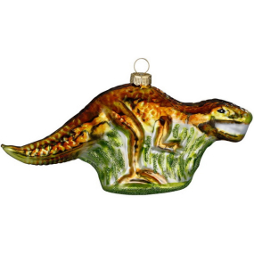 Елочная игрушка "Динозавр" 8 см