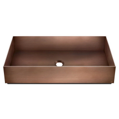 Раковина Gessi 316 60х35 54606.708, накладная, медь брашированная