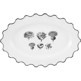 Блюдо овальное Herbariae by Christian Lacroix 34х23 см