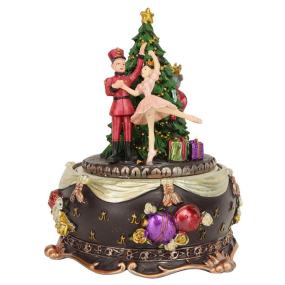 Шкатулка музыкальная "История Щелкунчика" 15,5х11,5х11,5 см