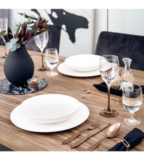 Тарелка столовая Manufacture Rock Blanc 25 см