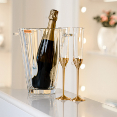 Набор бокалов для шампанского Vera Wang Love Knots Gold, 2 шт