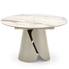 Стол Calligaris Tango 125(184)х125 CS4170, Calacatta Paonazzo