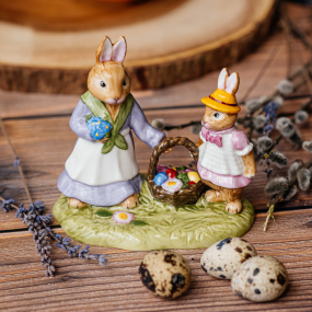 Фигурка "Цветочный луг" Bunny Tales 13x8х12 см