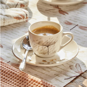 Набор чашек чайных с блюдцами Madison Poesia 220 мл, 12 предметов