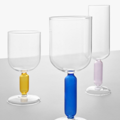 Бокал Bloom 350 мл, янтарная ножка