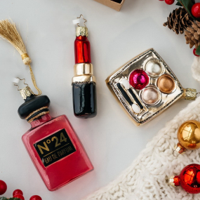 Новогодняя игрушка "Помада" 9,5 см