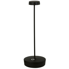 Лампа настольная Zafferano Swap 29 см, черная