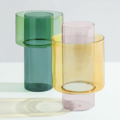 Ваза Boreale 20,5 см, цвет бирюзовый/зеленый