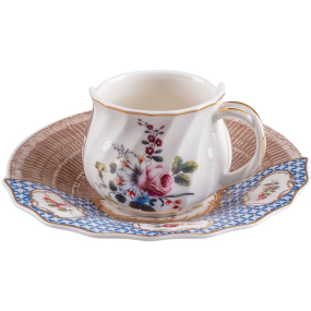 Чашка кофейная с блюдцем Djenne Hybrid