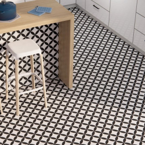 Керамогранит Prissmacer Circle 45х45 Matt, Black, 8,5 мм